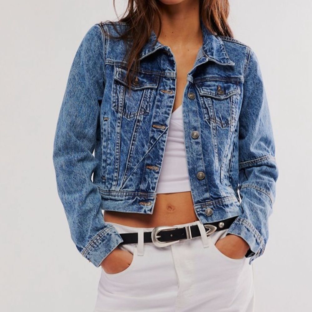 Free people rumors denim jacket